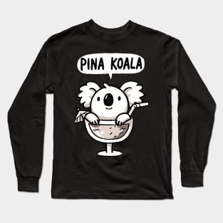 Pinakoala Koala Long Sleeve T-Shirt